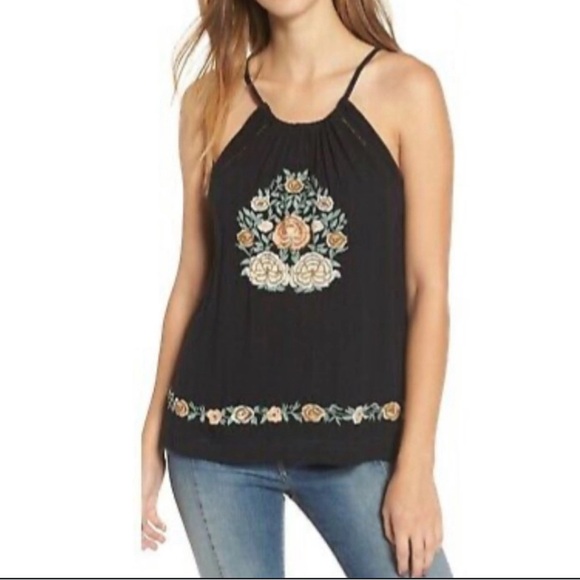 Band of Gypsies Tops - NWT Band of Gypsies Floral Tank